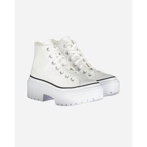 NWT Converse Women Chuck Taylor All Star Lugged Heel HI, White/Black/Egret, 9.5